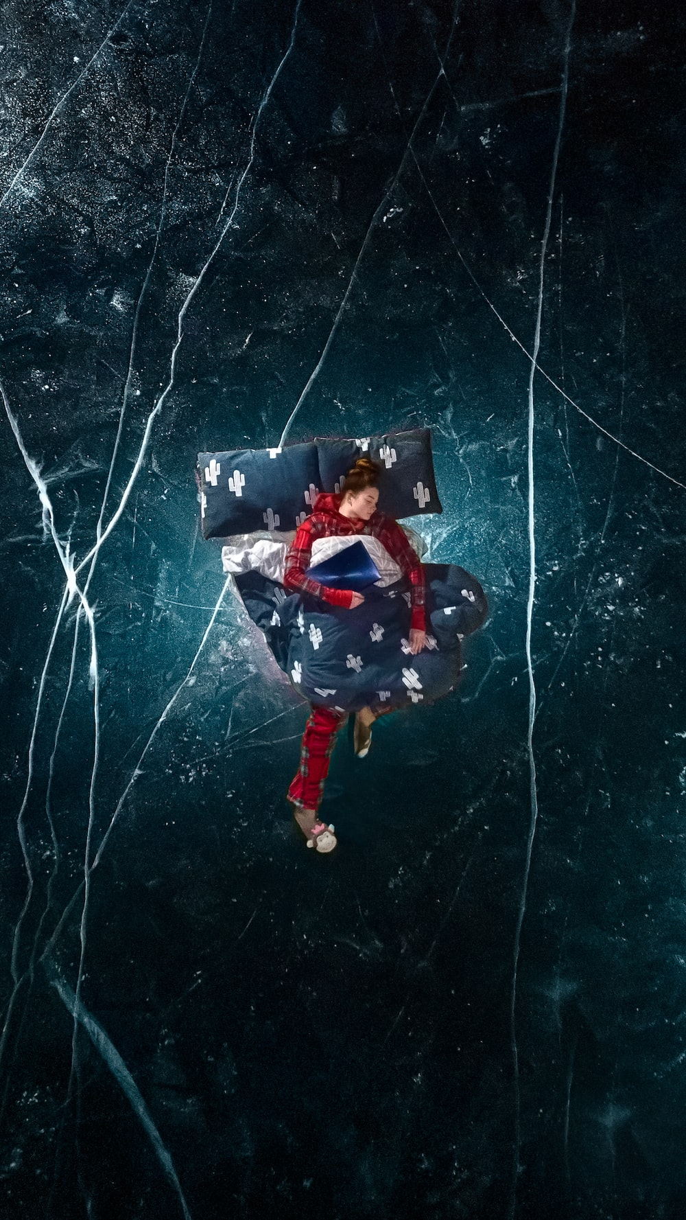 A sleeping woman